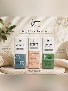 NWT It Cosmetics Bye Bye serum x3